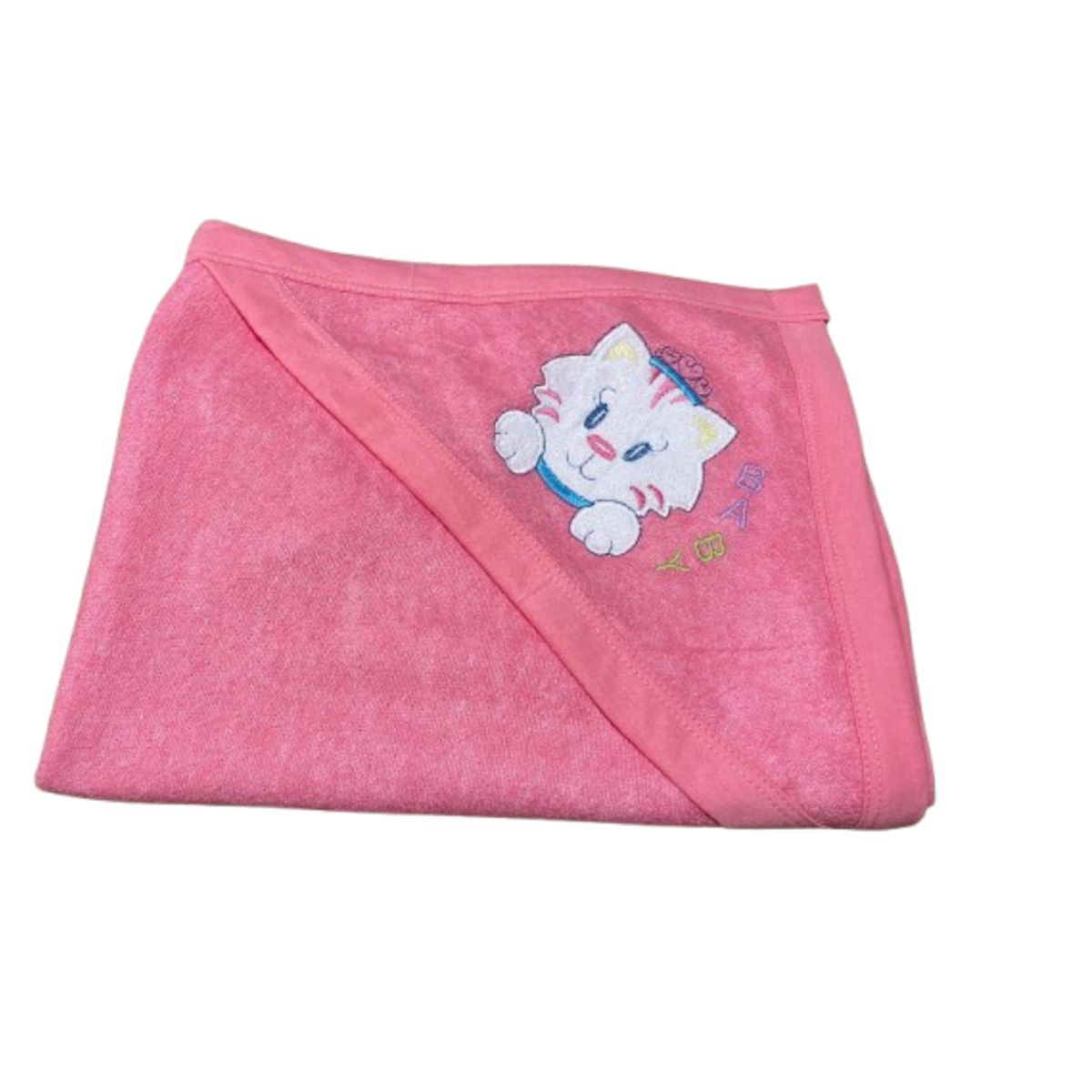 EUBEBE - Toalla Con Capucha Para Bebe color Rosado