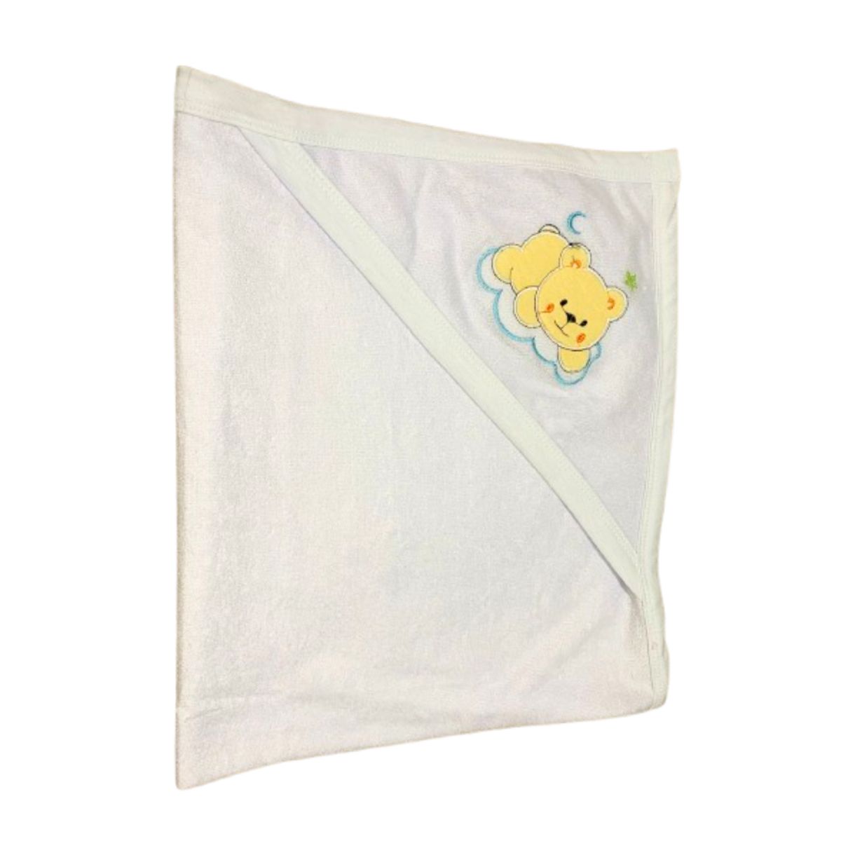 EUBEBE - Toalla Con Capucha Para Bebe color blanco