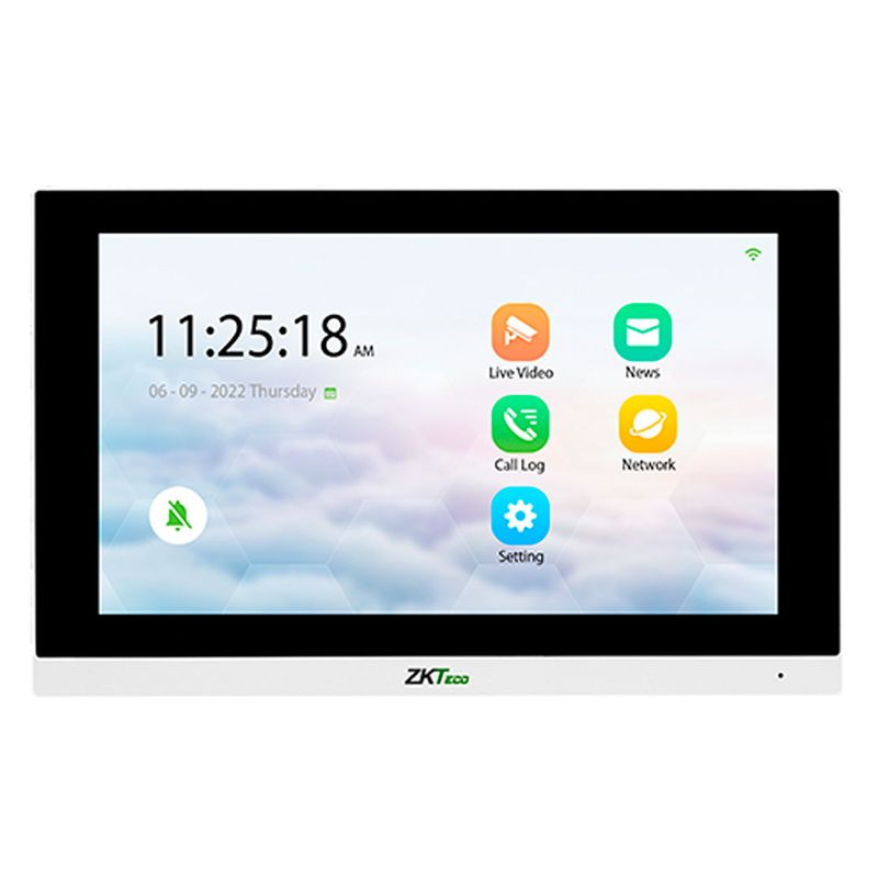 ZKTECO - ZKTECO VT07-B01-W Monitor Videoportero 7 LCD - HD