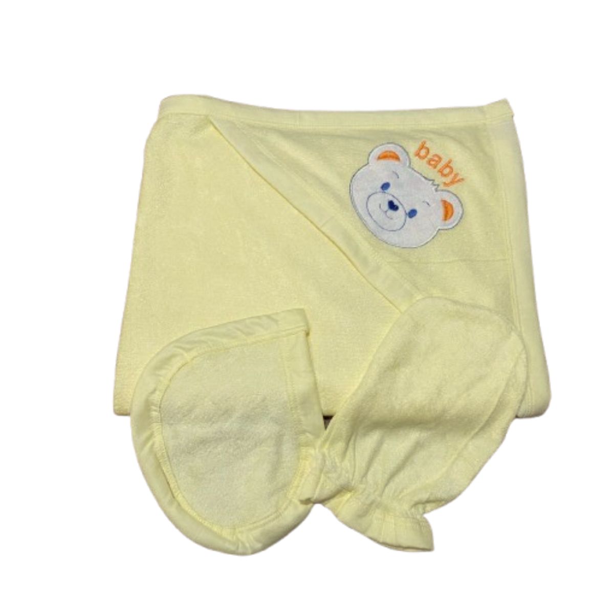 EUBEBE - Toalla Con Capucha Para Bebe color Amarillo