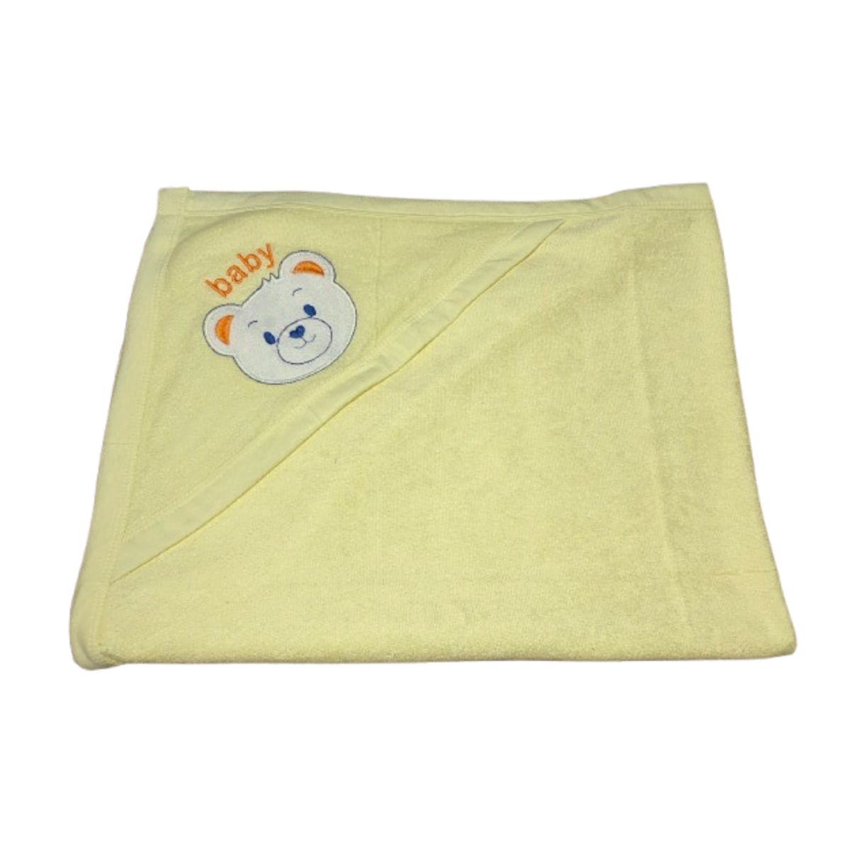 EUBEBE - Toalla Con Capucha Para Bebe color Amarillo