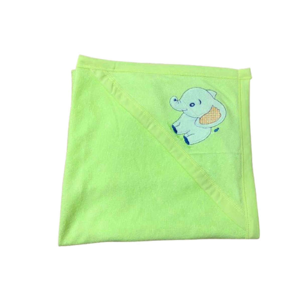 EUBEBE - Toalla Con Capucha Para Bebe color Verde lima