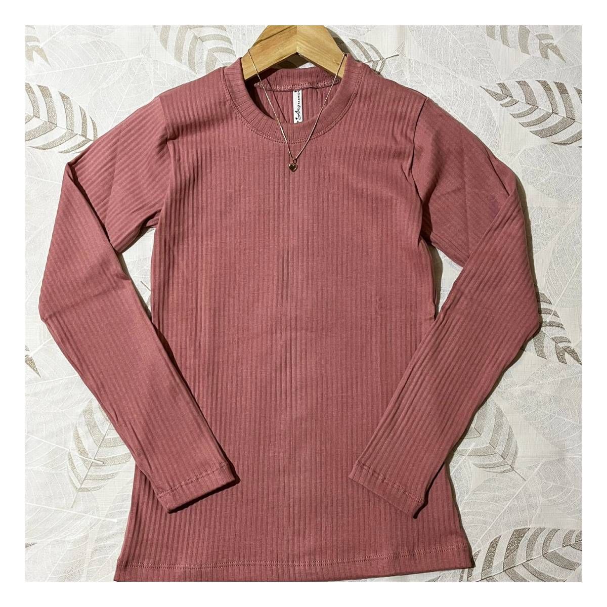 RYBIU IMPORT - Polo Manga Larga Cuello redondo Mujer