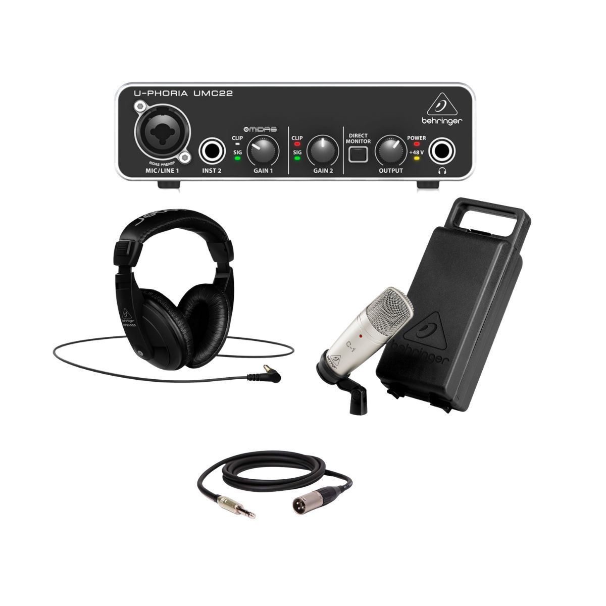 BEHRINGER - Pack Home Estudio Behringer -Pro1