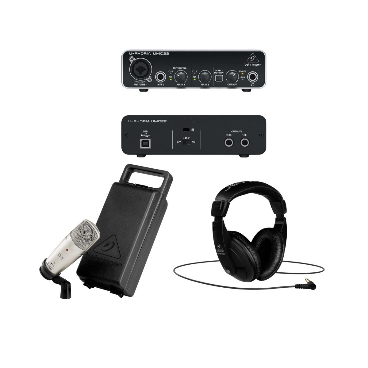 BEHRINGER - Pack Home Estudio Behringer -Pro1