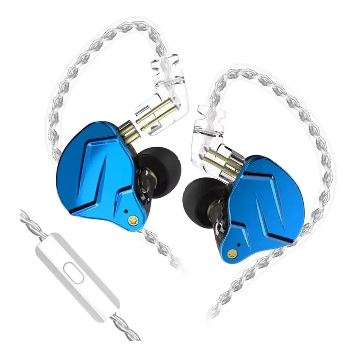 KZ - Auriculares Kz Zsn Pro X Dual Magnetic HiFi con Mic - Azul