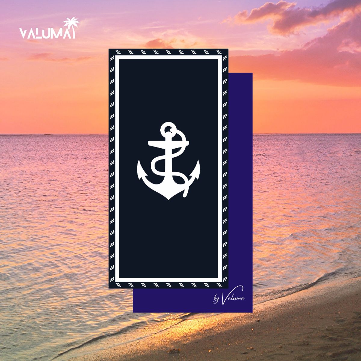 INDEPENDIENTE - Toalla Playera de Microfibra Náutica Valuma