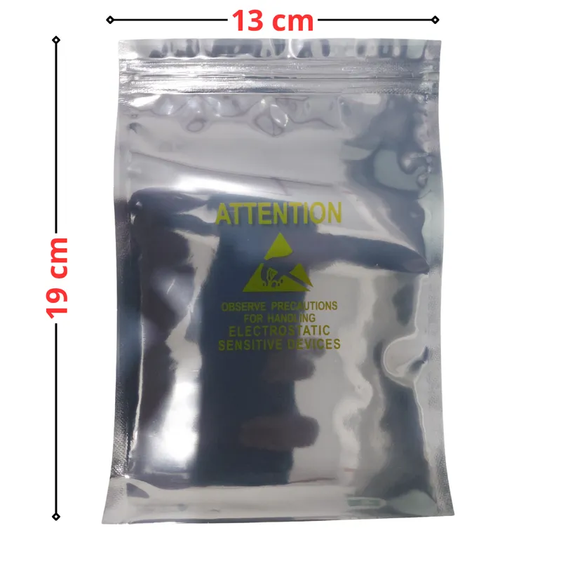 GENERICO - Pack 20 Bolsa Antiestática Autosellante 13x19cm Protección Electrónica