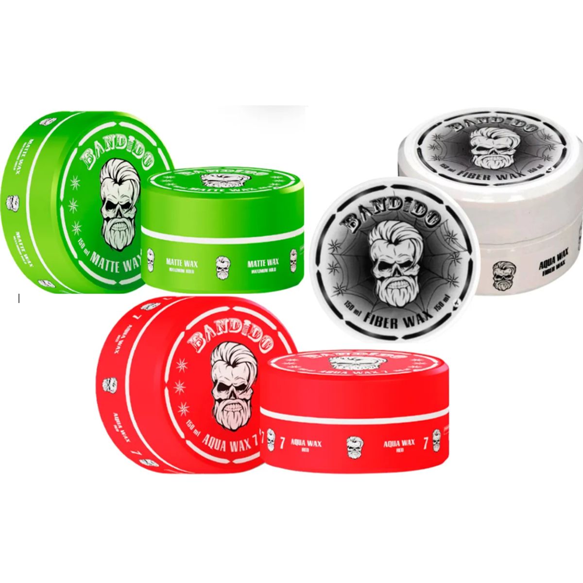 GENERICO - Pack 3 Bandido Cera para el cabello