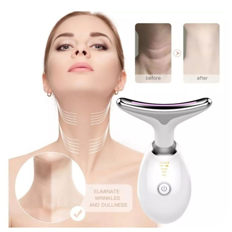 GENERICO - Masajeador RF Led Reductor de Arrugas y Papada