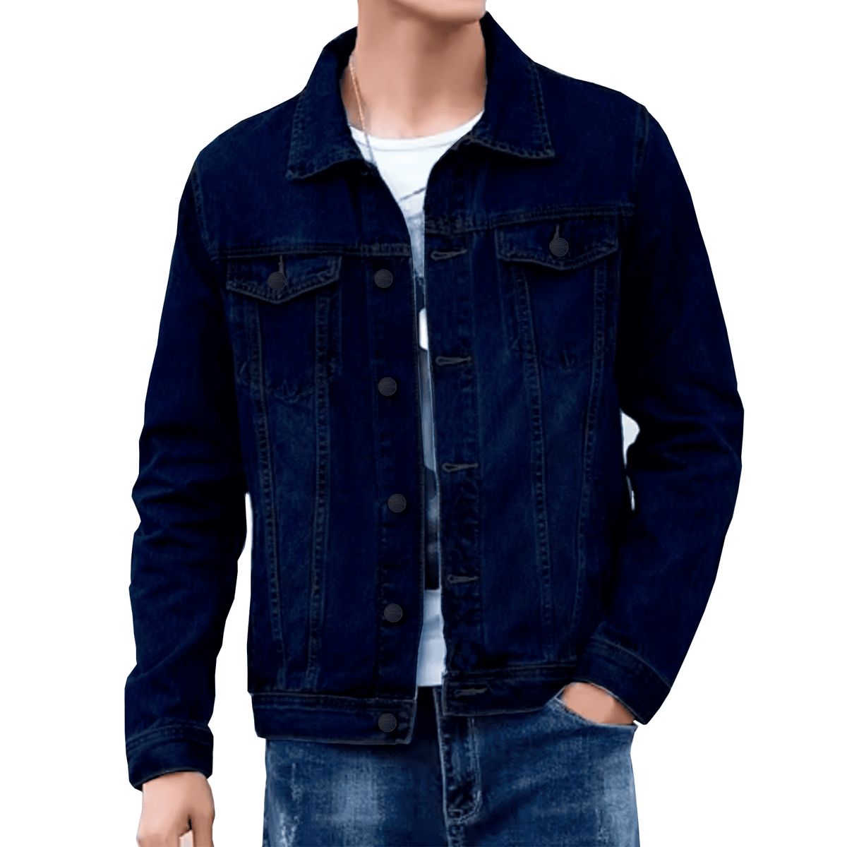 ELEMENT SPECIAL EDITION - Casaca Jeans Premium Urban luxury  Estilo Imparable y Resistencia Total