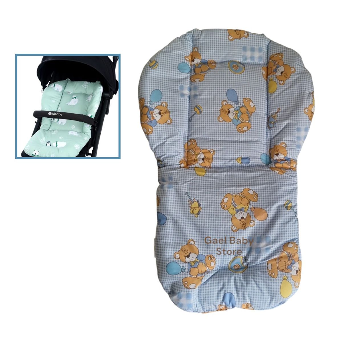 GENERICO - COJIN ASIENTO SUAVE PARA COCHE DE BEBÉ DISEÑO NIÑOS