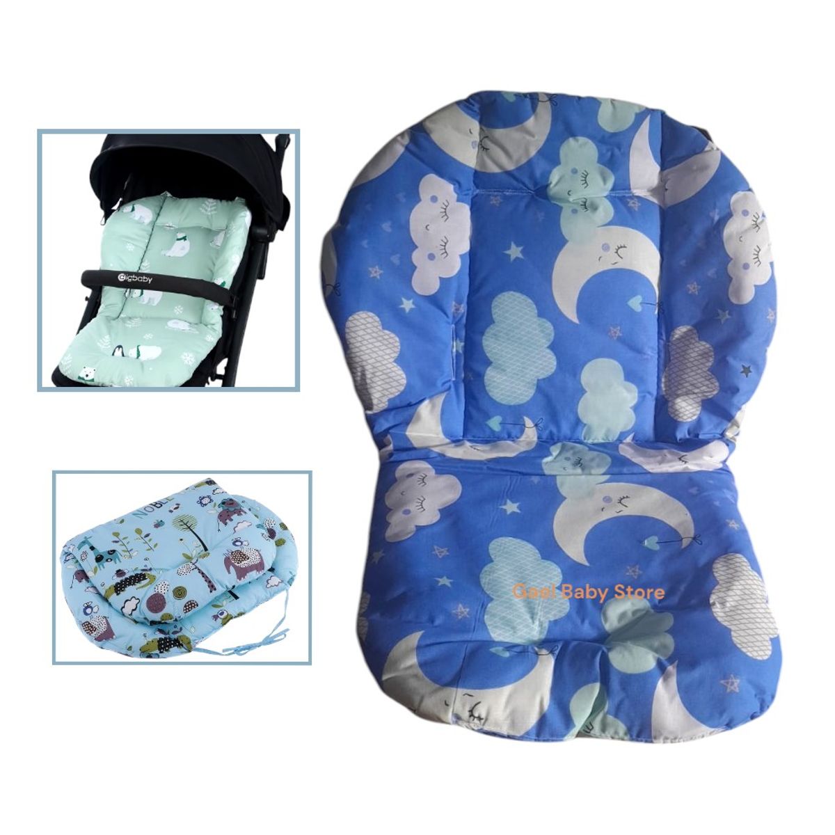 GENERICO - COJIN ASIENTO SUAVE PARA COCHE DE BEBÉ DISEÑO NIÑOS