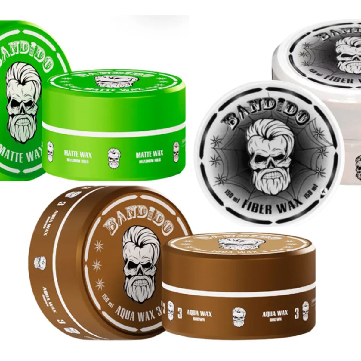 GENERICO - Pack 3 Bandido Cera para el cabello