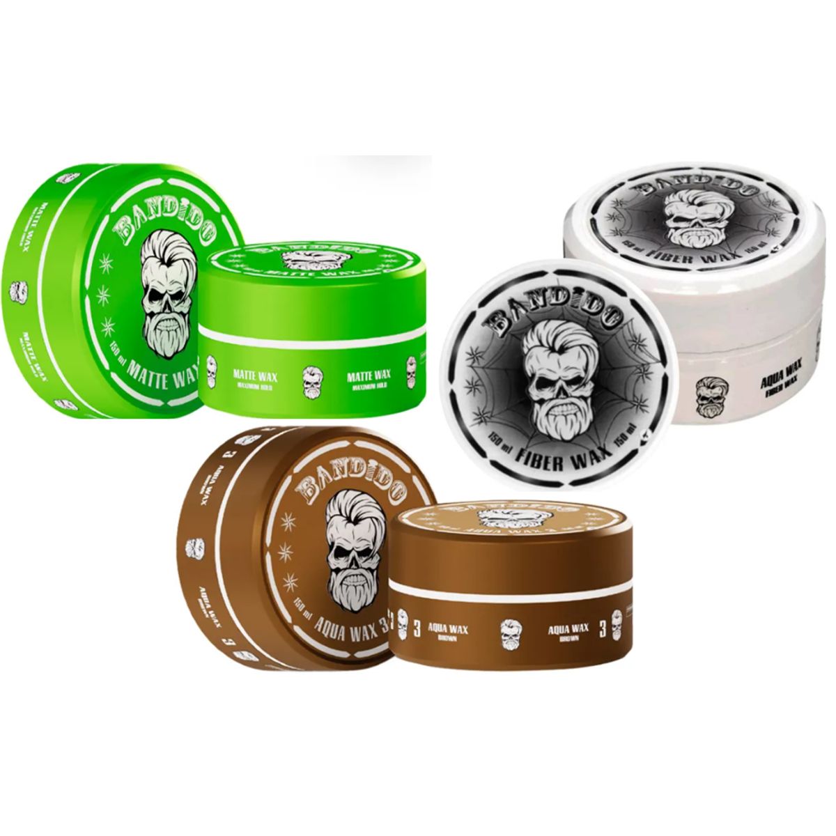 GENERICO - Pack 3 Bandido Cera para el cabello