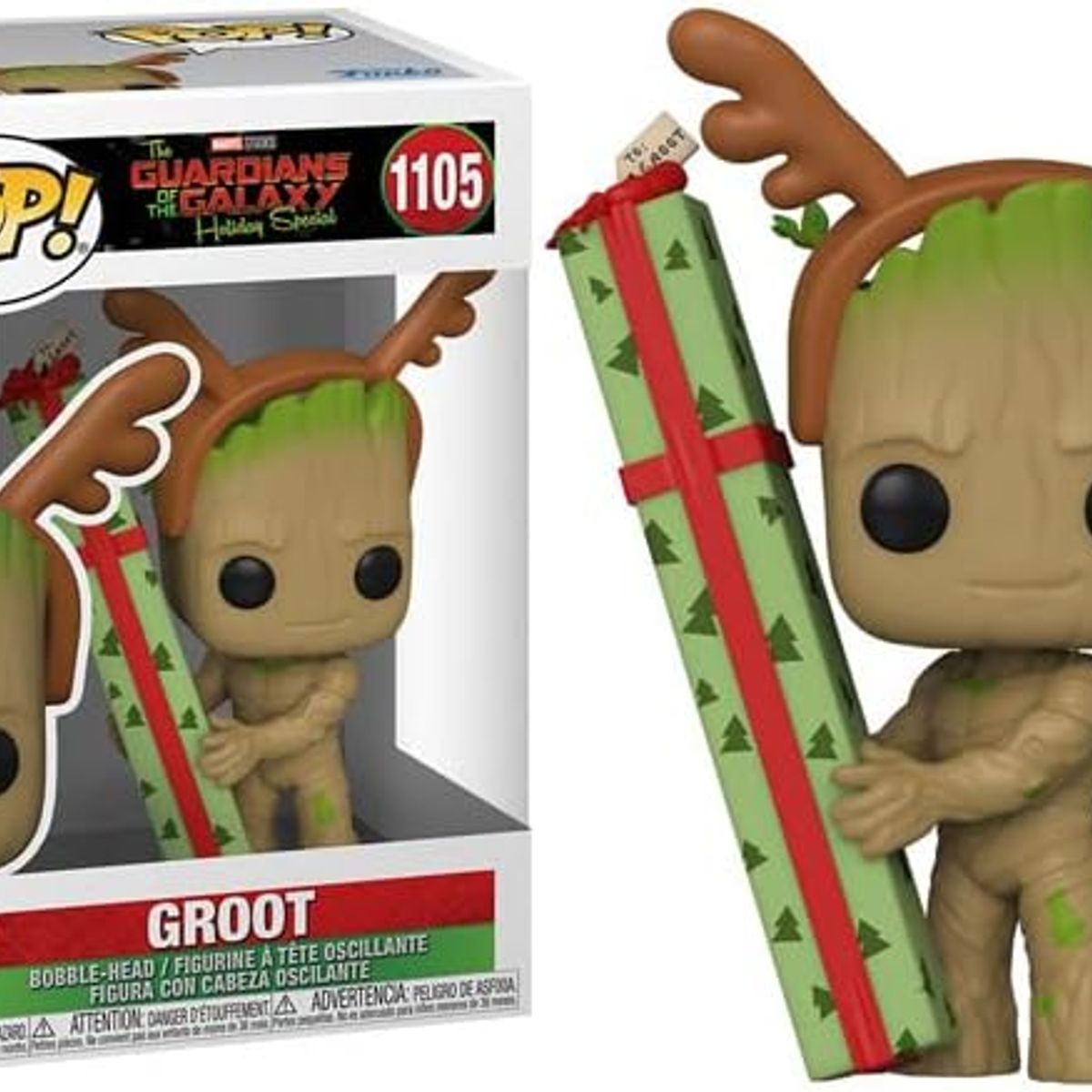 FUNKO - Pop Groot Navideño 1105 Guardianes de la Galaxia