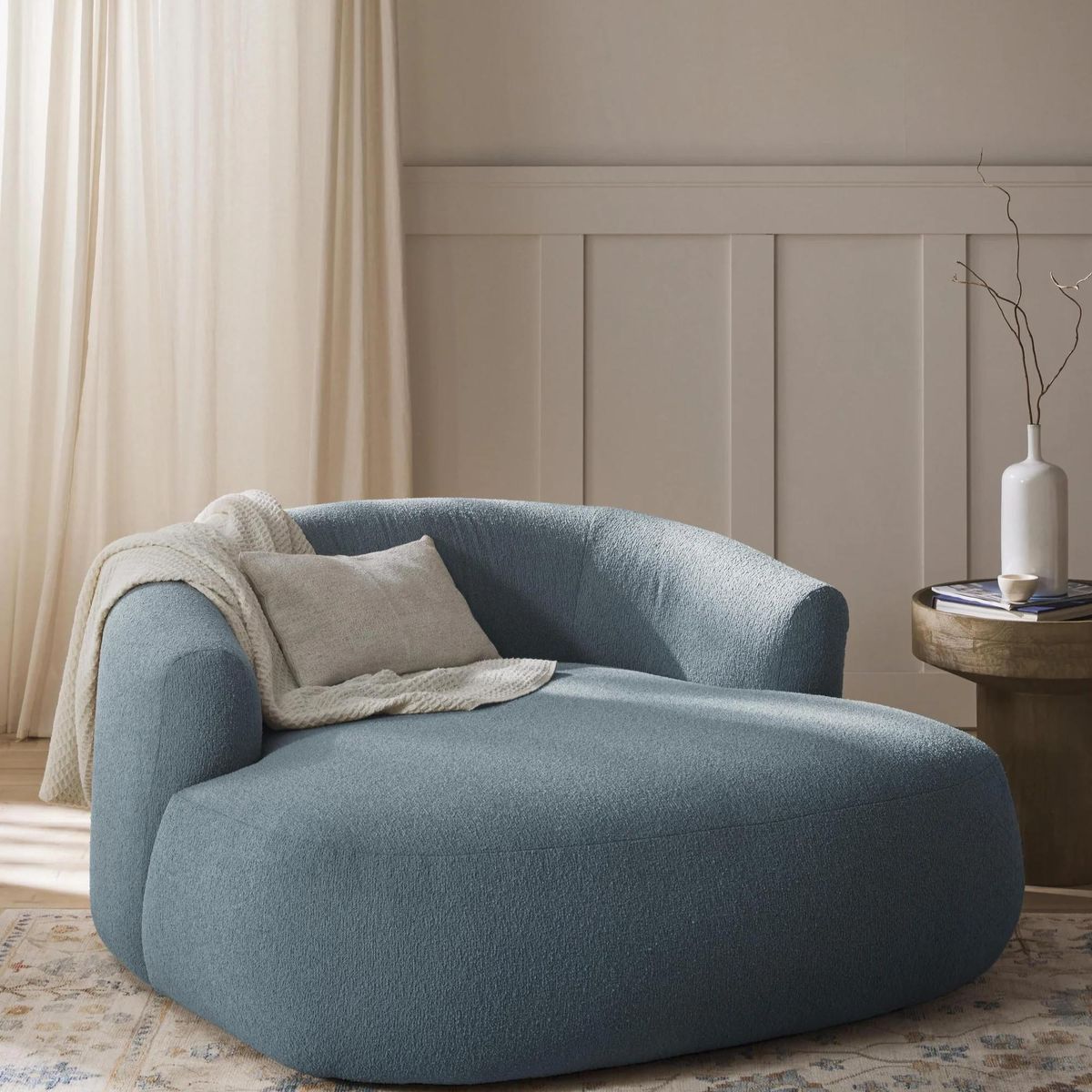 GENERICO - Sillón de salón Valentina Celeste Decoban Hogar