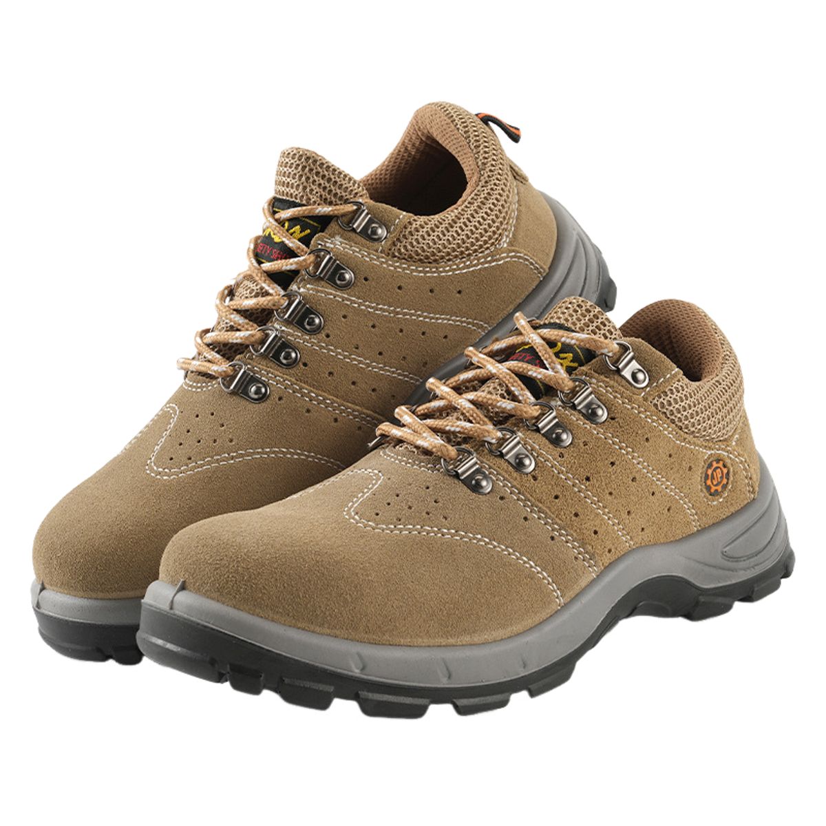 BLWOENS - Zapatos de trabajo de Seguridad para hombres - Café