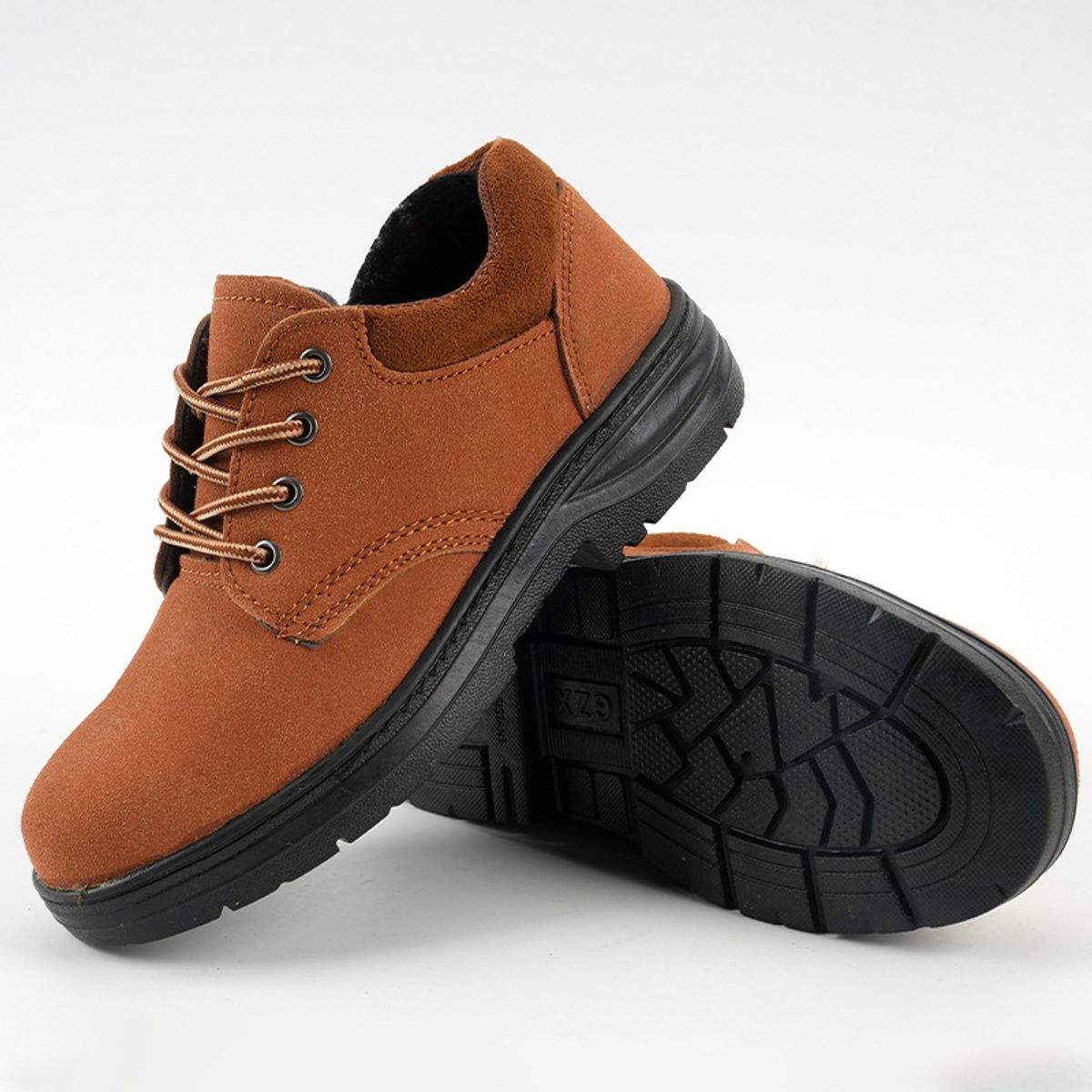 BLWOENS - Zapatos de trabajo de Seguridad para hombres - Café