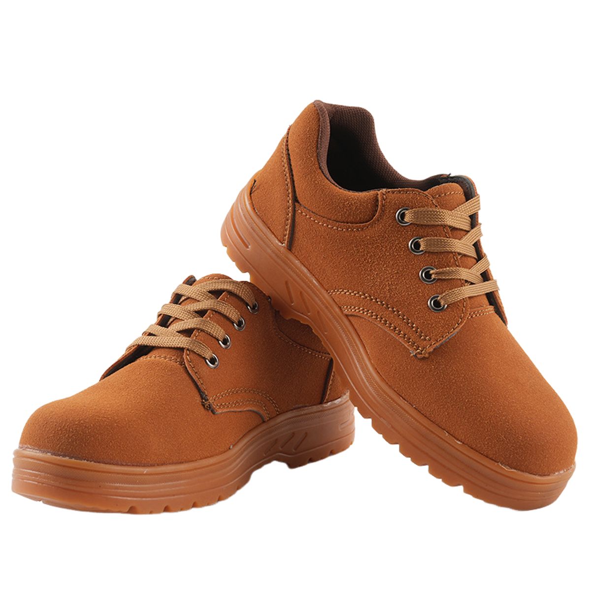 BLWOENS - Zapatos de trabajo de Seguridad para hombres - Café