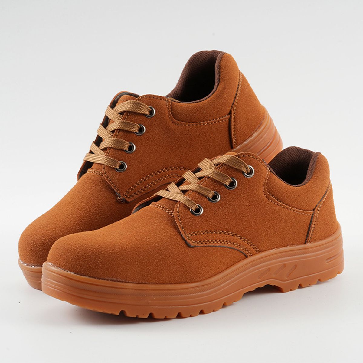 BLWOENS - Zapatos de trabajo de Seguridad para hombres - Café