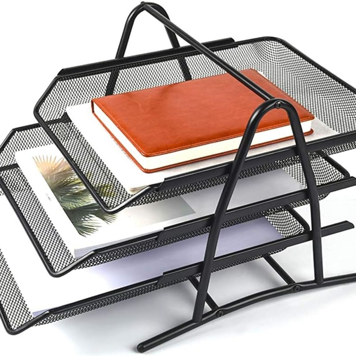 GENERICO - Bandeja Organizador Oficina Documentos Escritorio 3 Niveles