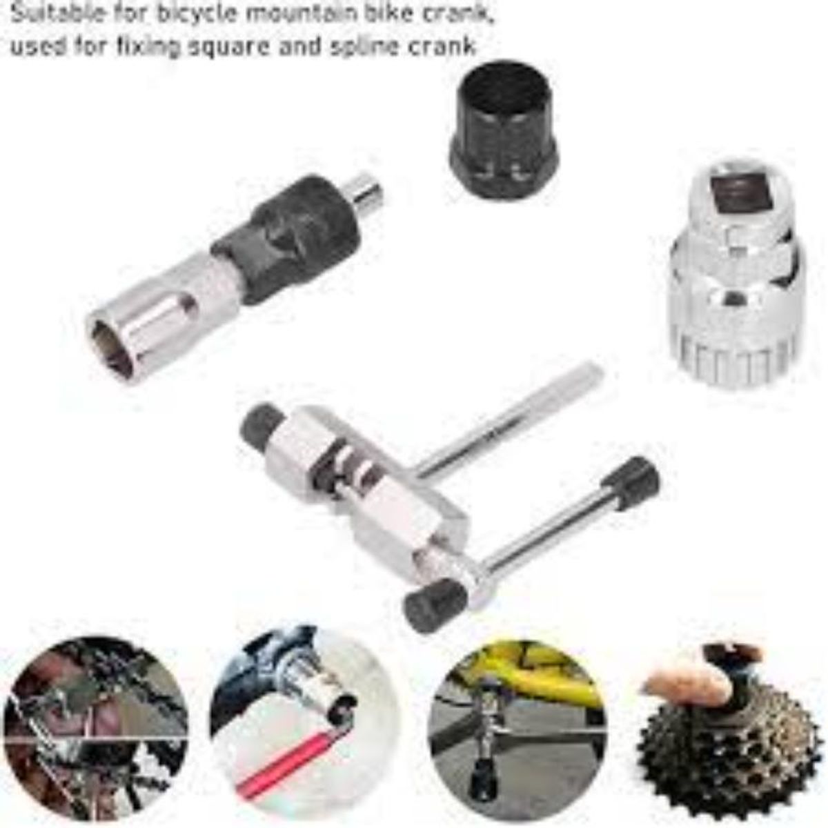 GENERICO - KIT DE CUATRO HERRAMIENTAS PARA BICICLETA