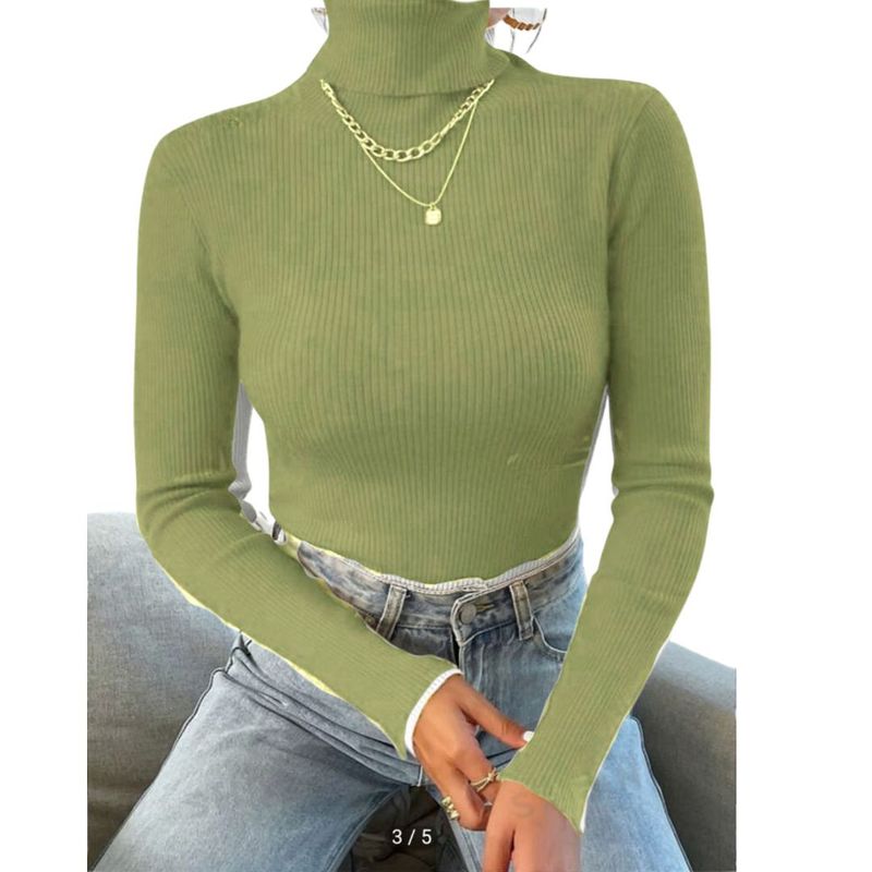 GENERICO - Cafarena de Hilo Tejida Mujer Azul - Tallas S -M - L