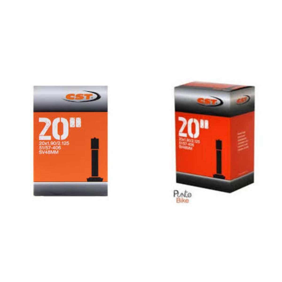 CST - DOS CÁMARAS CST ARO 20 PARA BICICLETA