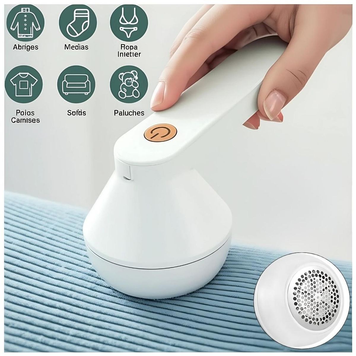 GENERICO - Removedor Eléctrico Quita pelusas Pelos de Ropa