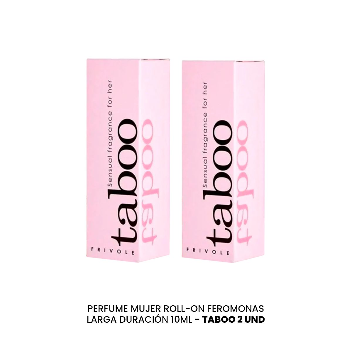 GENERICO - Perfume Mujer Roll-on Feromonas Larga Duración 10ml Taboo 2 und