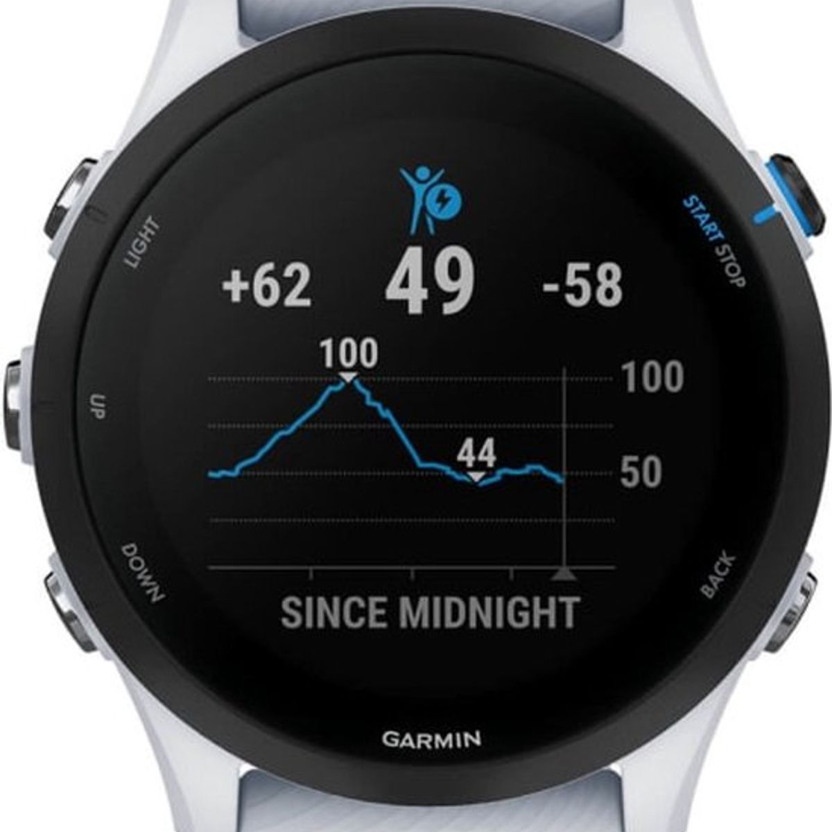 GARMIN - GARMIN FORERUNNER 255 MUSIC EU WHITESTONE