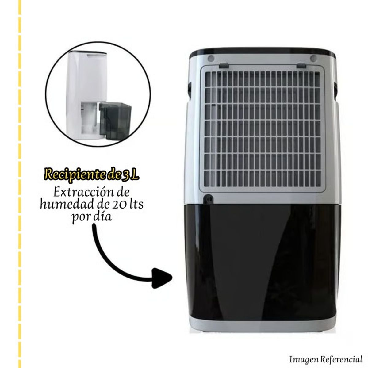 IMACO - Deshumedecedor Digital DHE20 Litros 3 Lts