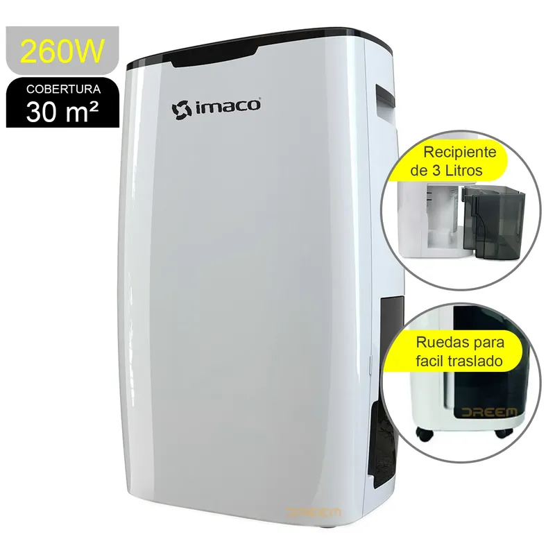 IMACO - Deshumedecedor Digital DHE15 16 litros por día.