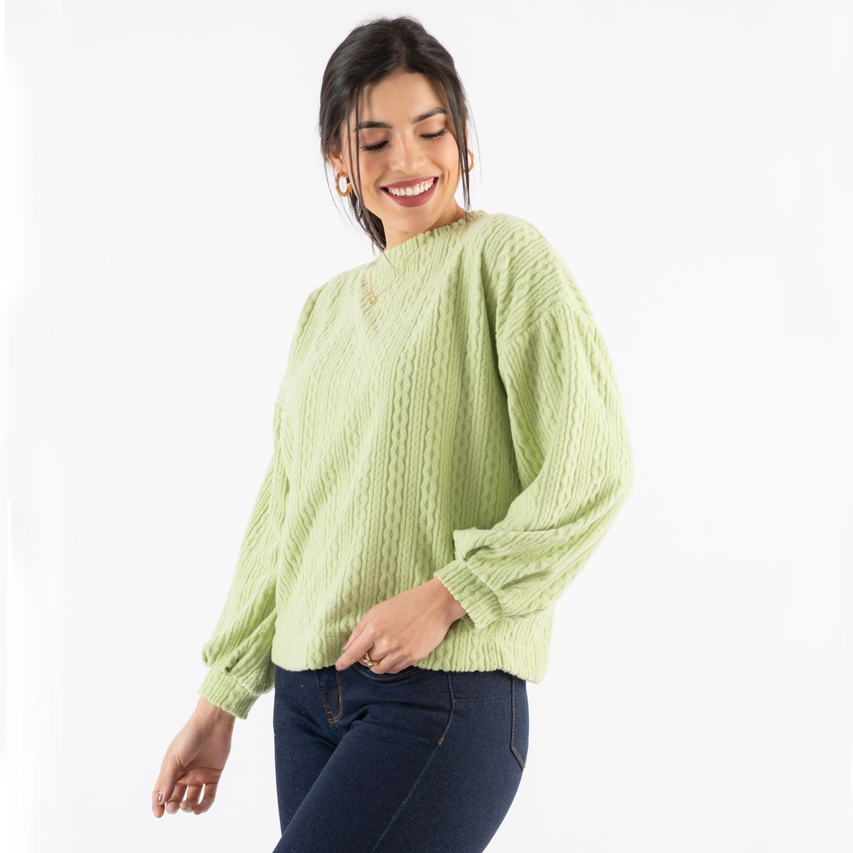 JAROLA - Polera Jacquard Jarola Pía