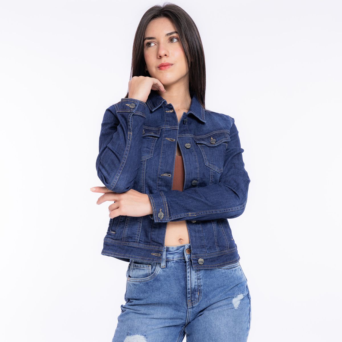 JAROLA - Casaca Denim Jarola Emilia