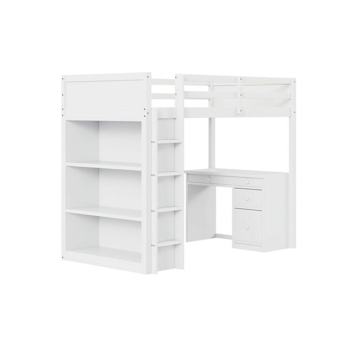 BH BARAKA HOME PREMIUM - Camarote Multifuncional Custom Laia Blanco - 1 Plz