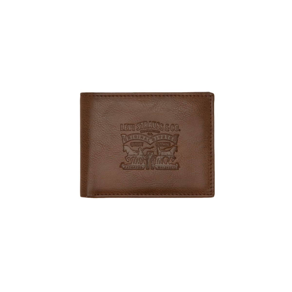 LEVIS - Billetera Hombre Bifold Wallet Café Levis