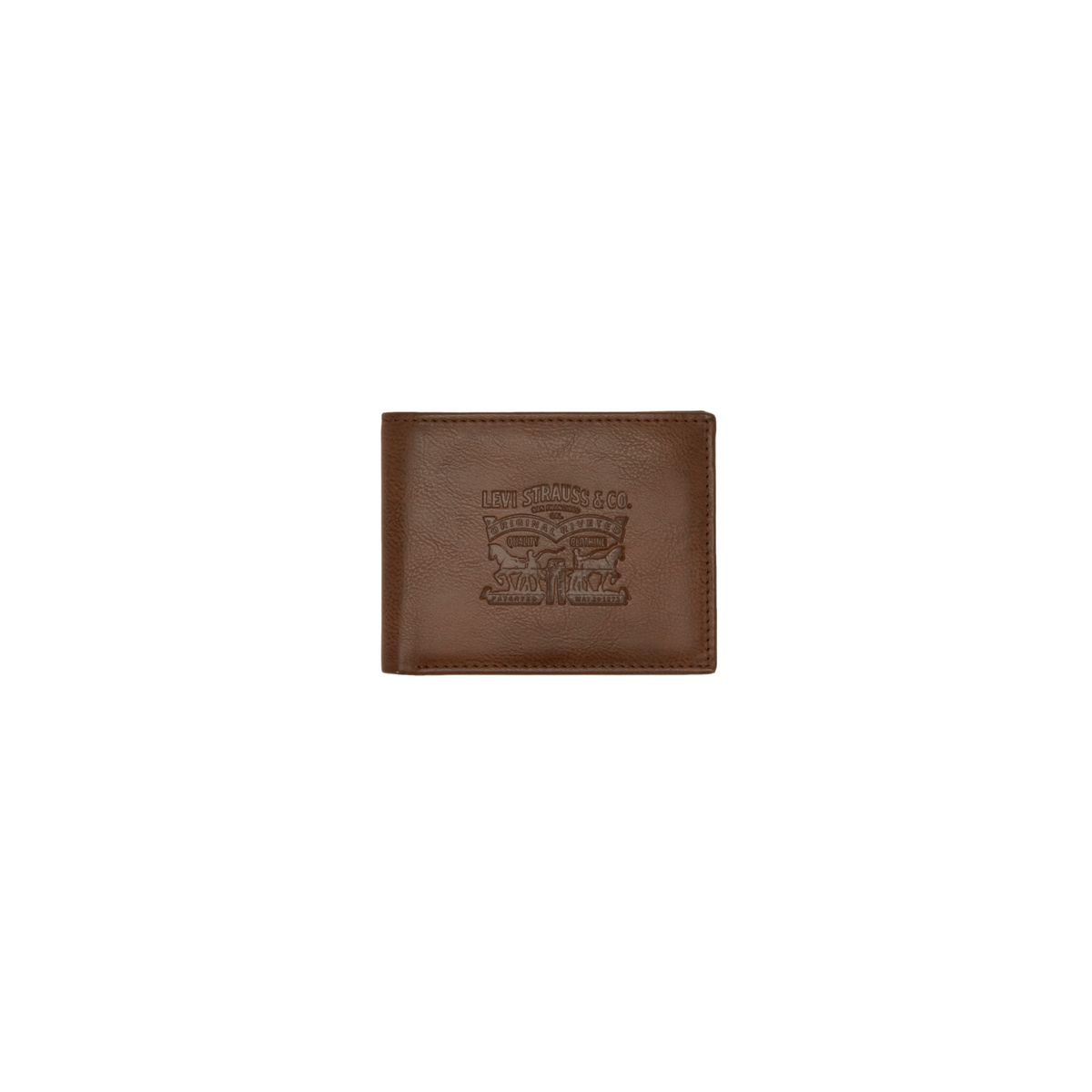 LEVIS - Billetera Hombre Bifold Wallet Café Levis