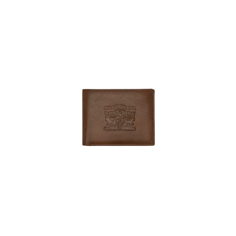 LEVIS - Billetera Hombre Bifold Wallet Café Levis