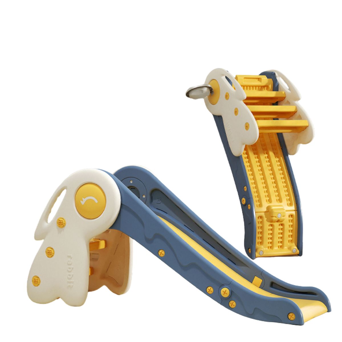 GENERICO - Tobogán y basketball para niños rojo