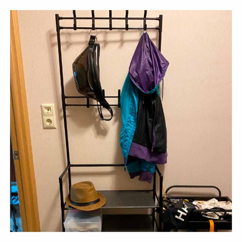 GENERICO - Pack3 Portazapatos 4 Pisos en Negro Y+Regalo Stickers