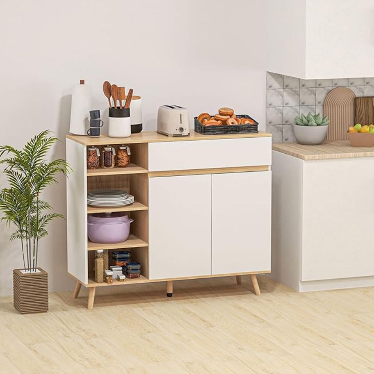 NACION MUEBLES - APARADOR PARA COCINA MELISSA NACION MUEBLES