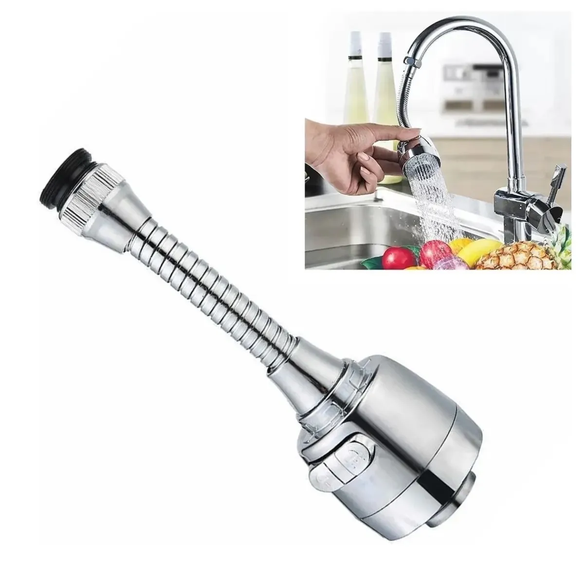 GENERICO - Adaptador Flexible para Caño