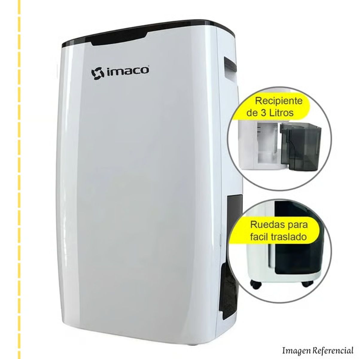 IMACO - Deshumedecedor Digital DHE20 Litros 3 Lts