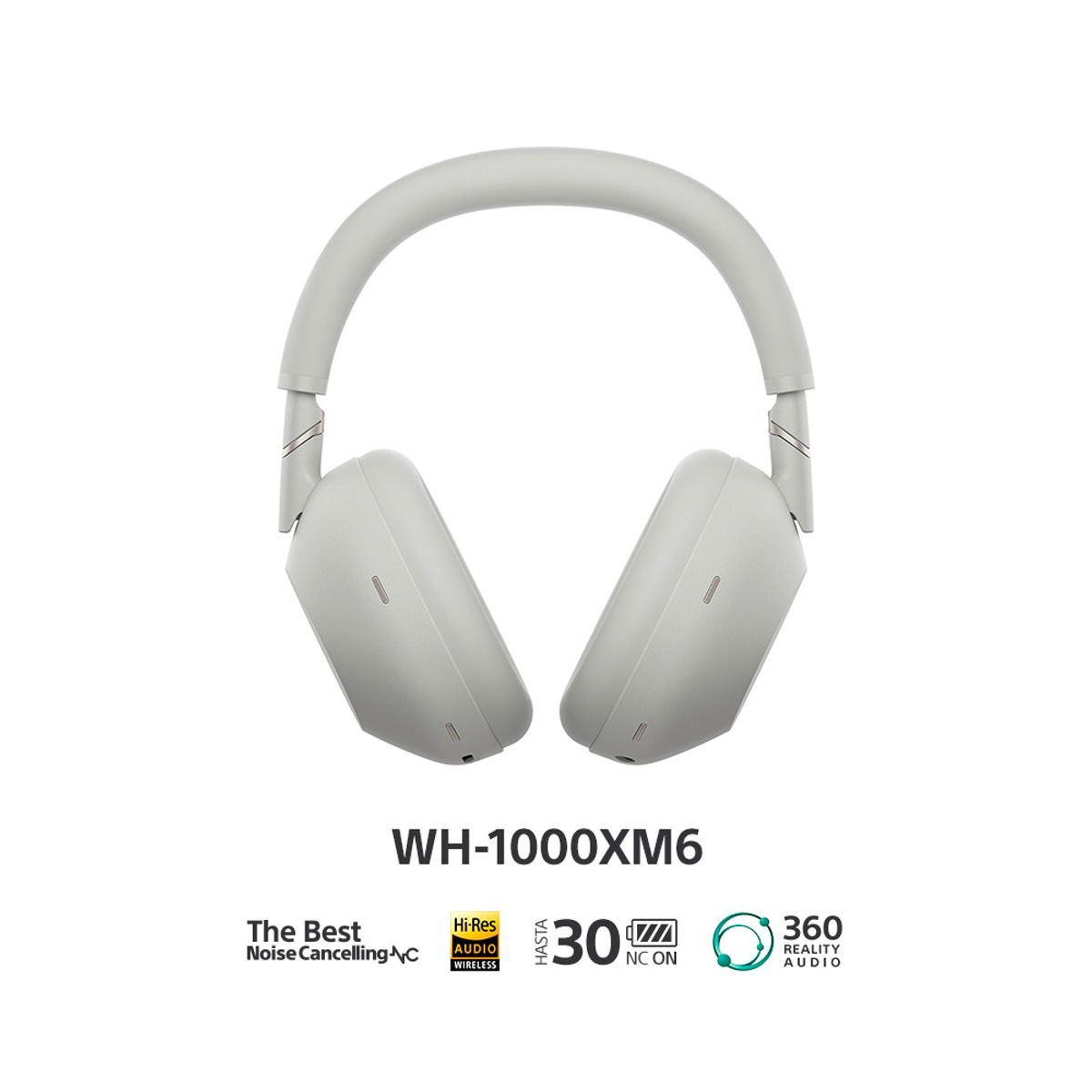 SONY - Sony Audífonos inalámbricos noise cancelling WH-1000XM6 Gris