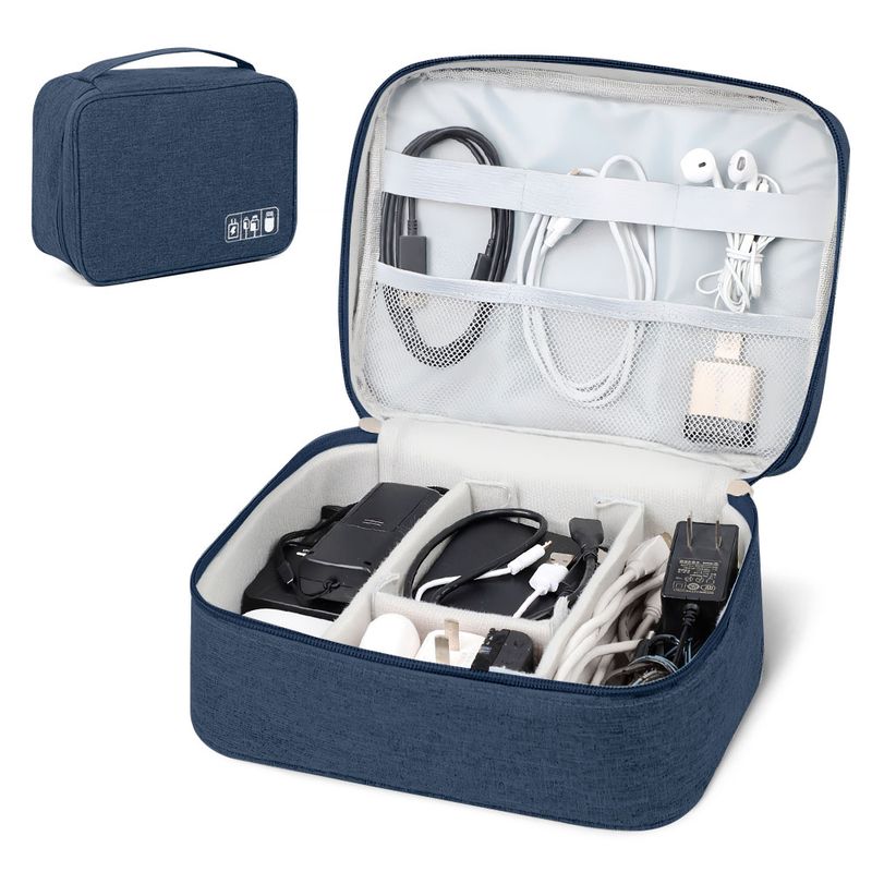 KELLER - Neceser Organizador de Cables Y Accesorios Portátil AZ BW1