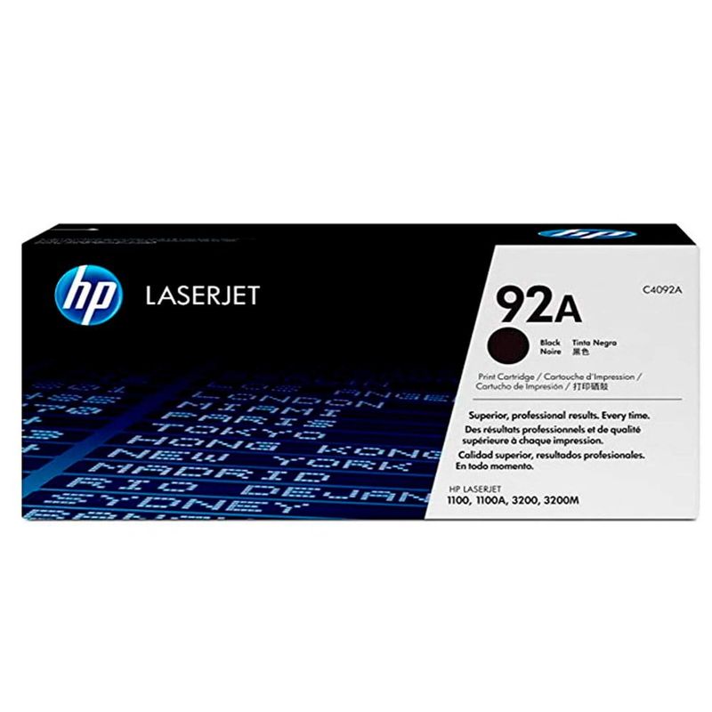 HP - TONER HP 92A C4092A NEGRO