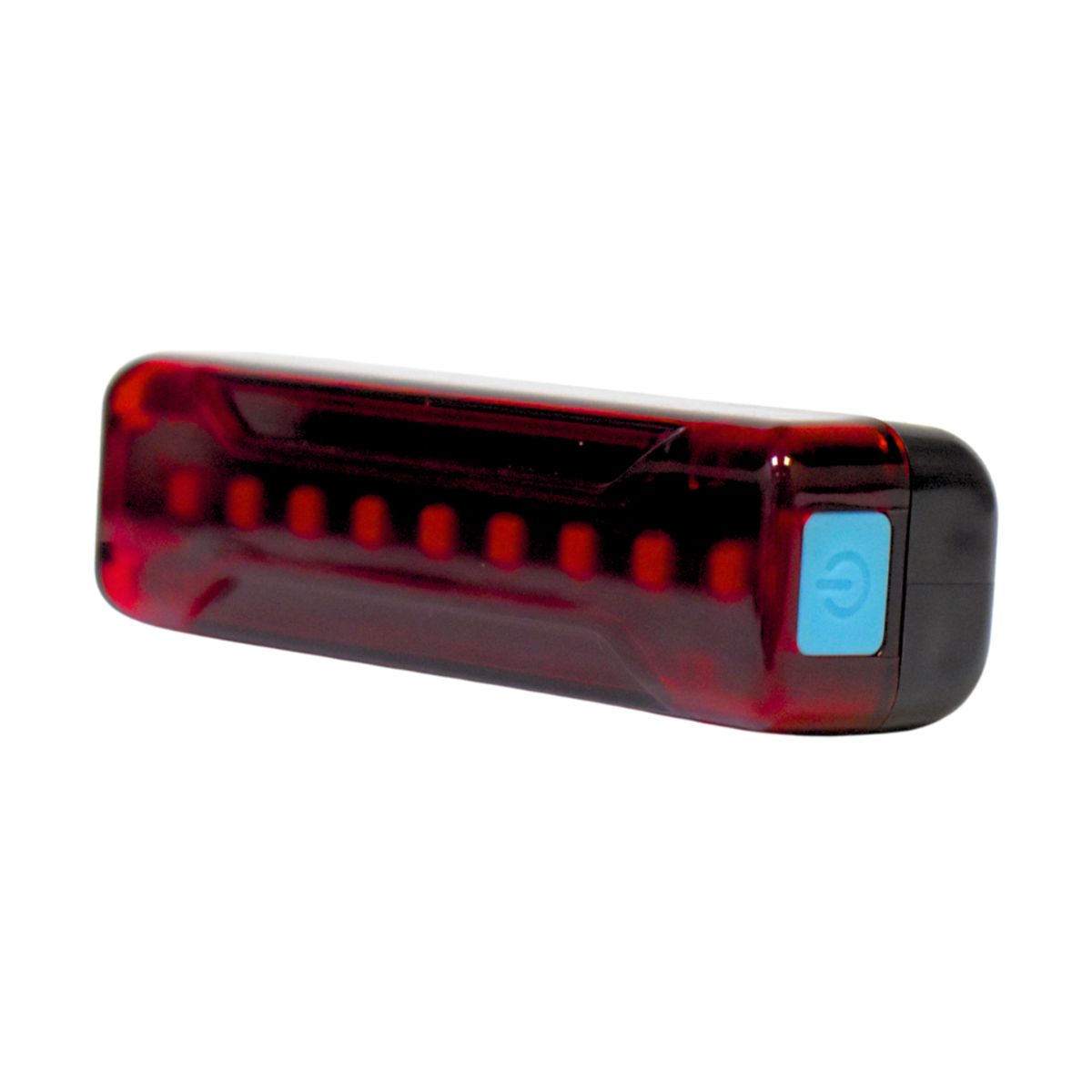 JAFI - Luz posterior LED NR69 rectangular USB NITEK para bicicleta