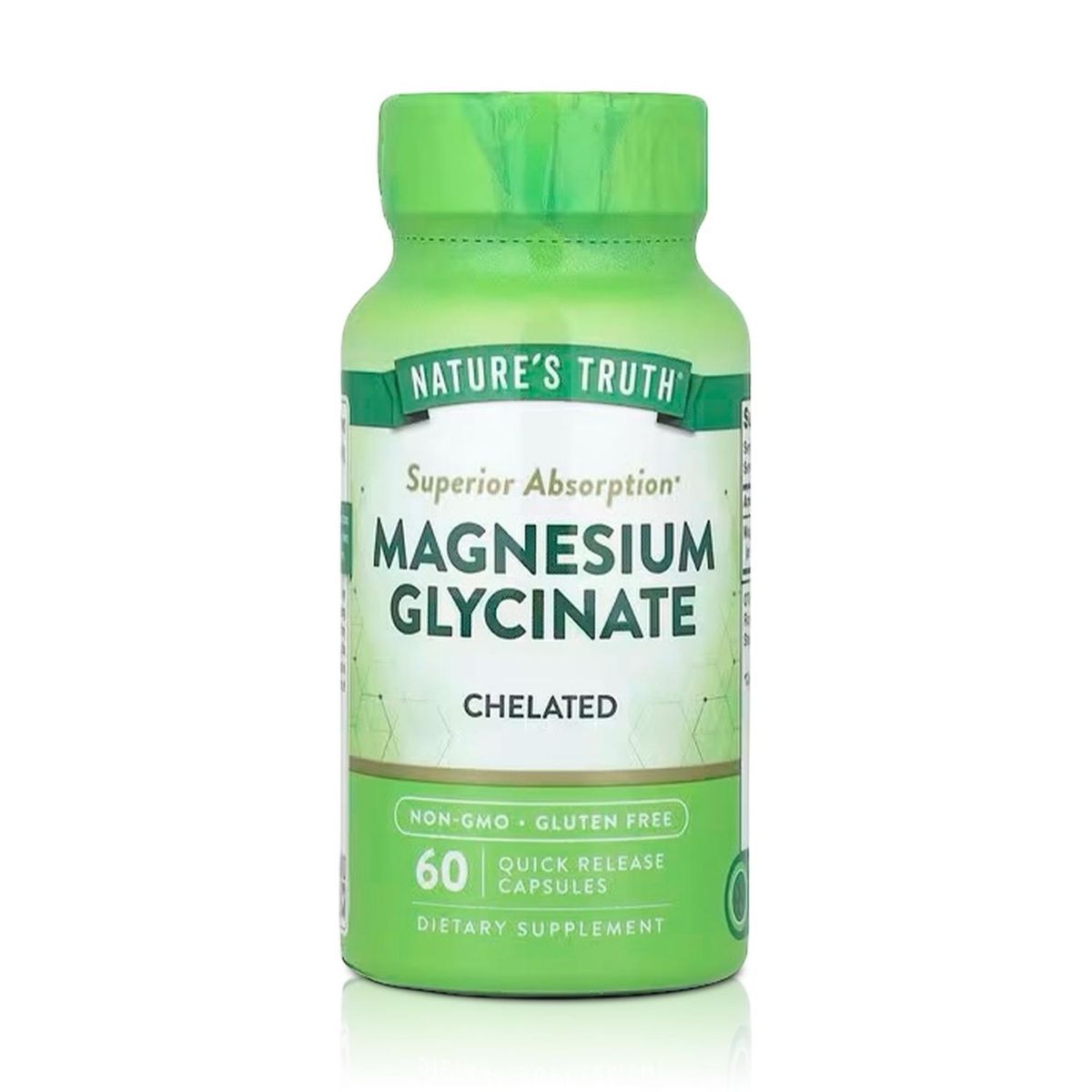 NATURE'S TRUTH - Glicinato de Magnesio 200mg (60 Cápsulas) – Nature’s Truth
